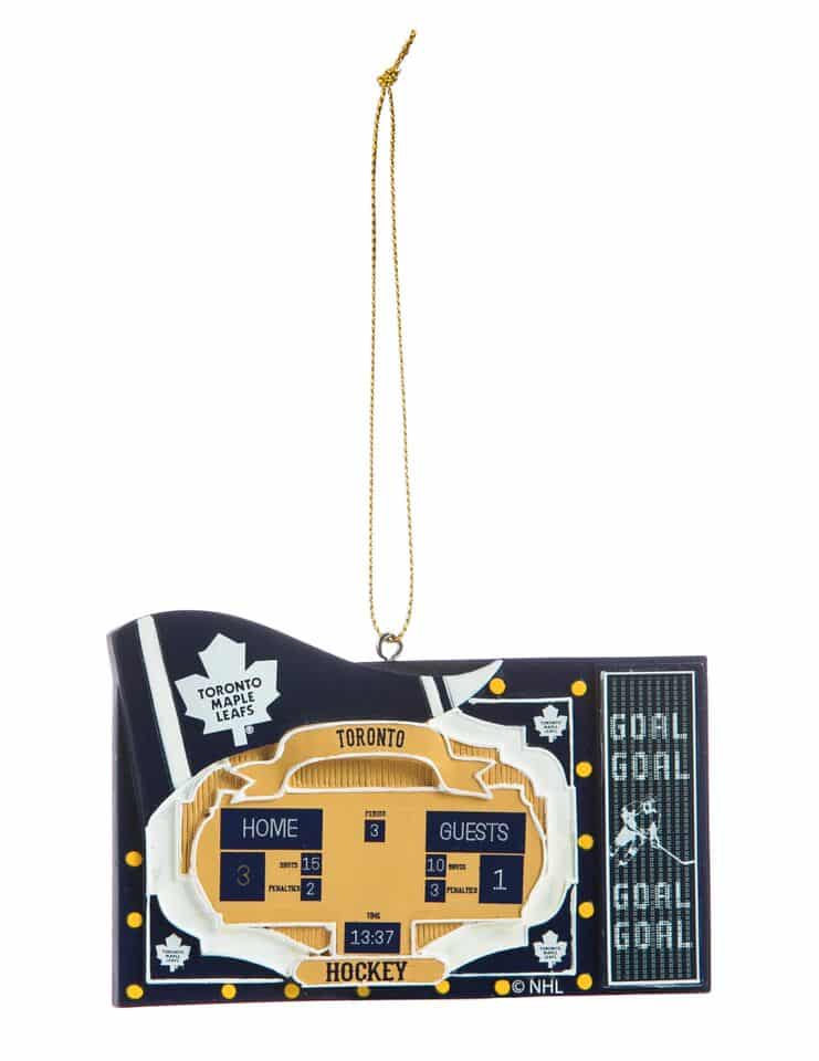 Toronto Maple Leafs Scoreboard Ornament