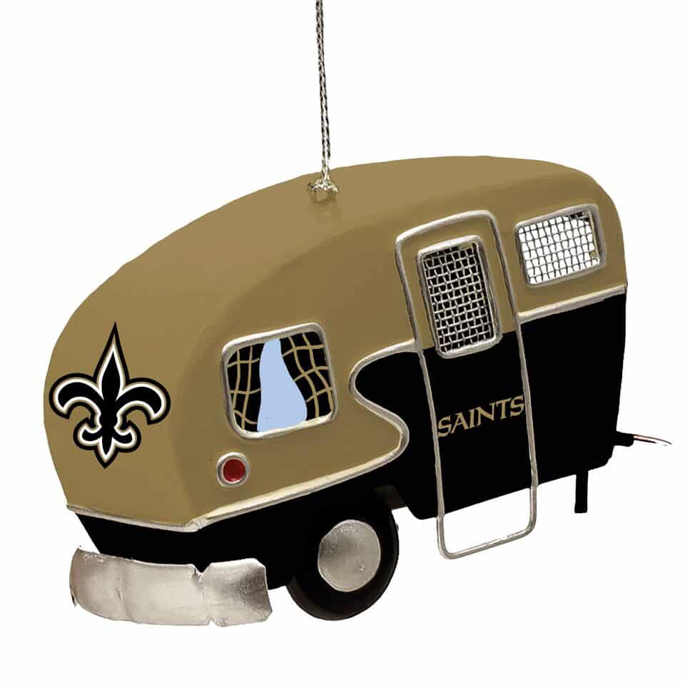 New Orleans Saints Camper Ornament