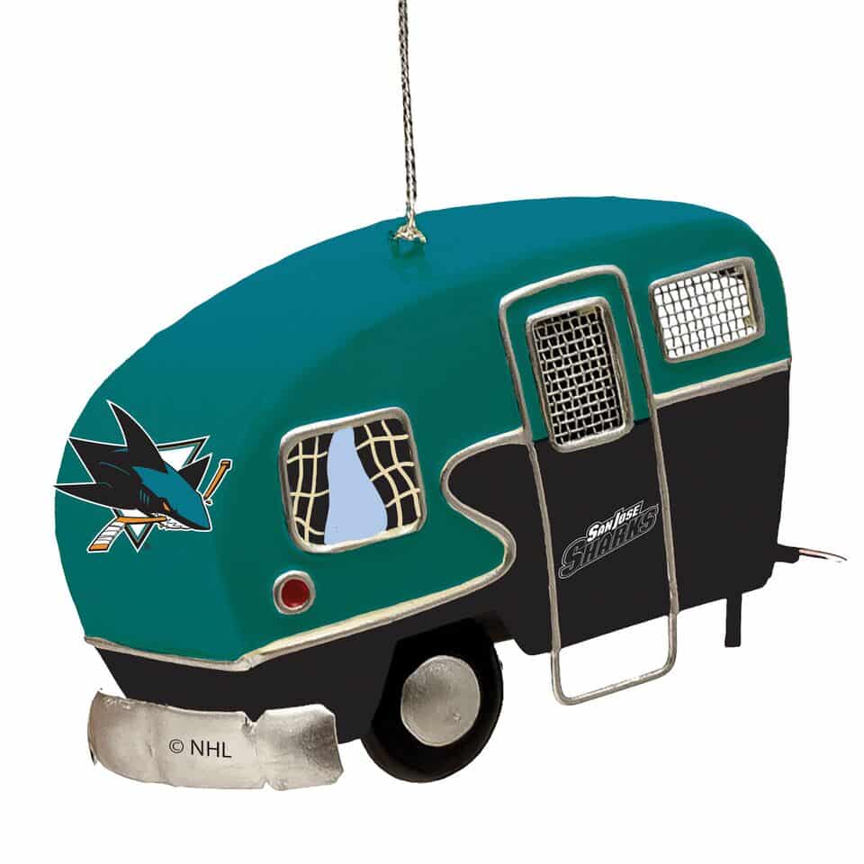 San Jose Sharks Camper Ornament