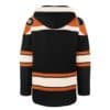 Philadelphia Flyers Men's 47 Brand Black Pullover Jersey Hoodie - Image 2