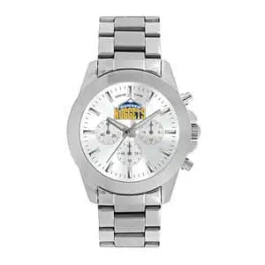 Denver Nuggets Ladies Quartz Analog Silver Knockout Watch