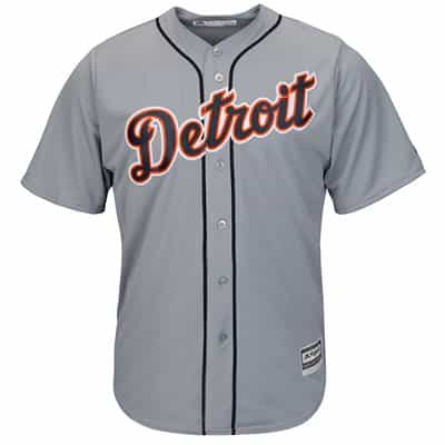 Buck Farmer Detroit Tigers Cool Base Replica Road Jersey