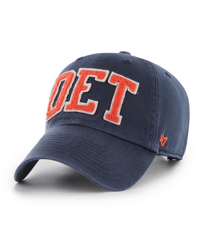 Detroit Tigers 47 Brand Cooperstown Navy Hand Off Clean Up Adjustable Hat - Image 2