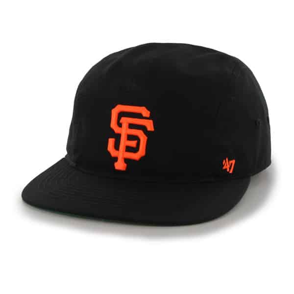 San Francisco Giants Bergen 5 Panel Black 47 Brand Adjustable Hat