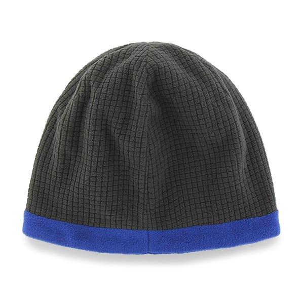 Milwaukee Brewers Grid Fleece Beanie Charcoal 47 Brand YOUTH Hat - Image 2