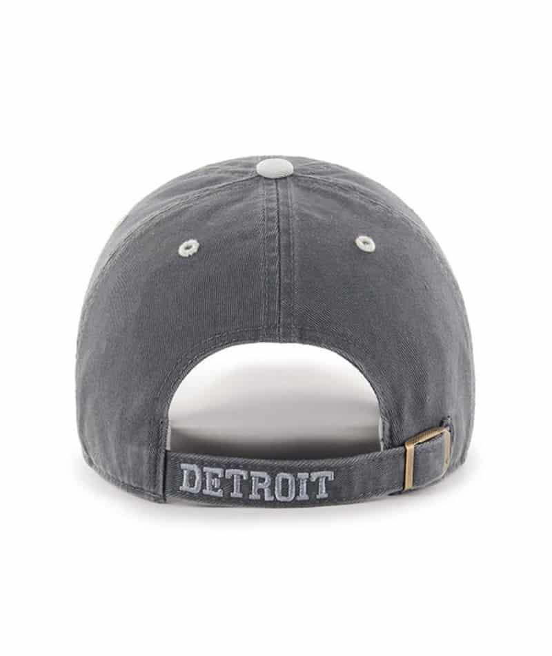 Detroit Tigers 47 Brand Ice Charcoal Clean Up Adjustable Hat - Image 2