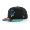 San Francisco Giants 47 Brand Morrison Black Tie Dye Snapback Hat - Image 3