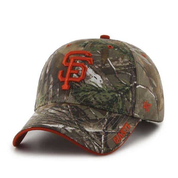 San Francisco Giants 47 Brand Camo Realtree Frost Adjustable Hat