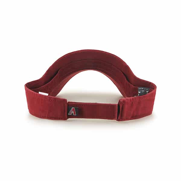 Arizona Diamondbacks Clean Up Visor Razor Red 47 Brand Adjustable Hat - Image 2