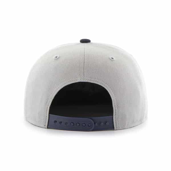 New York Yankees Sure Shot Two Tone Captain Gray 47 Brand Adjustable Hat - Image 2