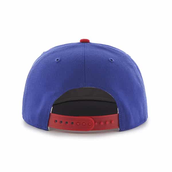 Texas Rangers Sure Shot Two Tone Captain Royal 47 Brand Adjustable Hat - Image 2