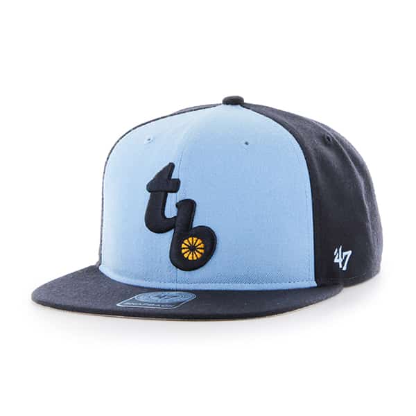 Tampa Bay Rays Sure Shot Accent Captain Navy 47 Brand Adjustable Hat