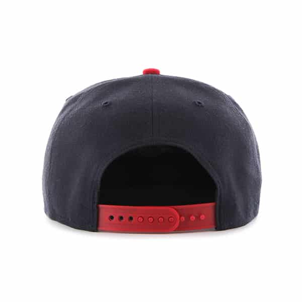 Minnesota Twins Script Side Two Tone Captain Navy 47 Brand Adjustable Hat - Image 2