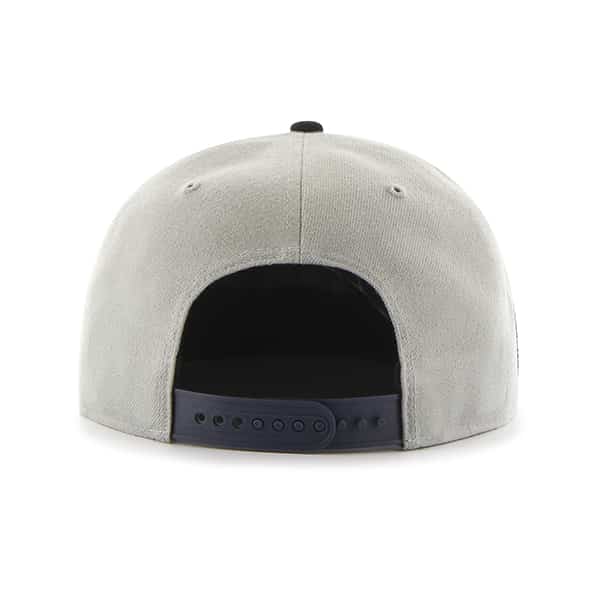 New York Yankees Script Side Two Tone Captain Gray 47 Brand Adjustable Hat - Image 2