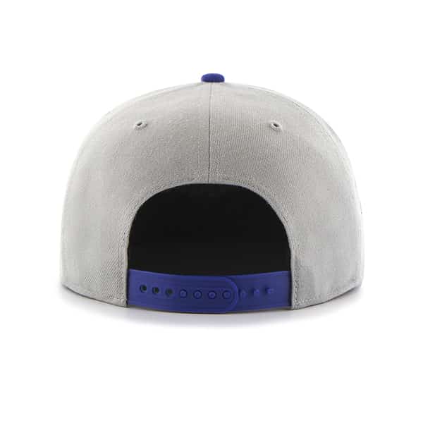 Texas Rangers Script Side Two Tone Captain Gray 47 Brand Adjustable Hat - Image 2