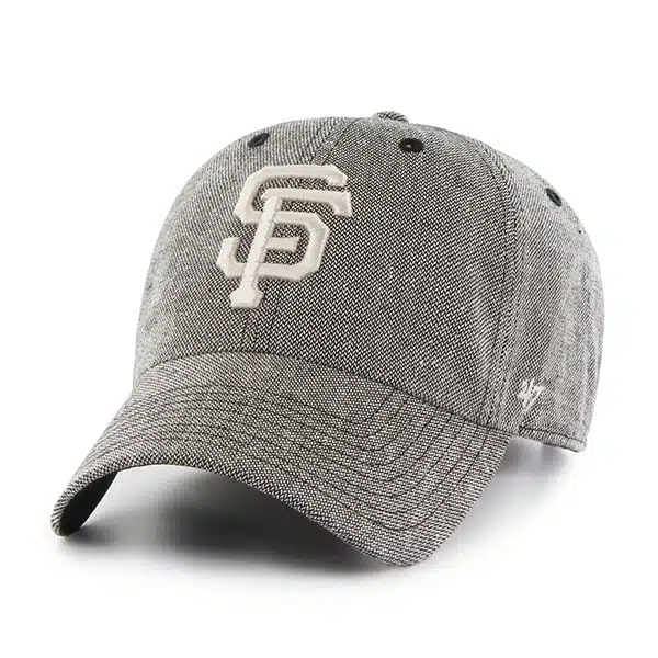San Francisco Giants Strike Through Clean Up Gray 47 Brand Adjustable Hat