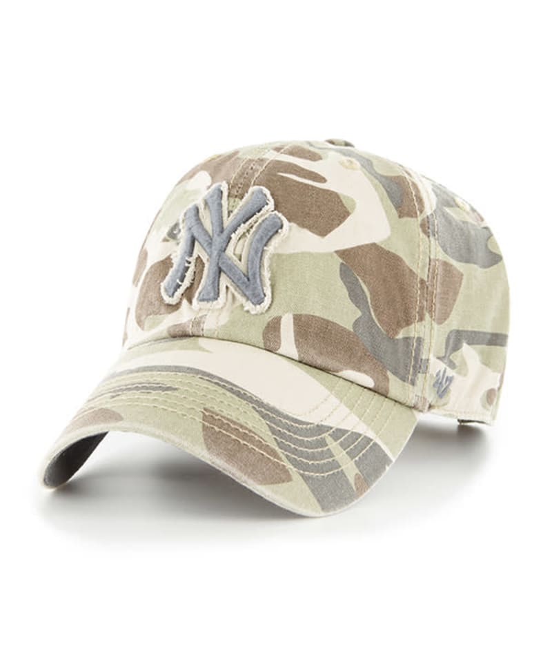 New York Yankees Tarpoon Faded Camo 47 Brand Adjustable Hat