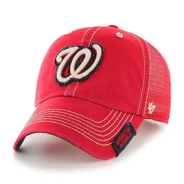 Washington Nationals Turner Clean Up Red 47 Brand Adjustable Hat