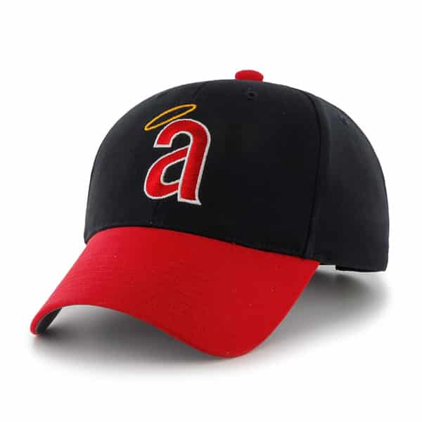 Los Angeles Angels YOUTH 47 Brand Classic Red Two Tone MVP Adjustable Hat
