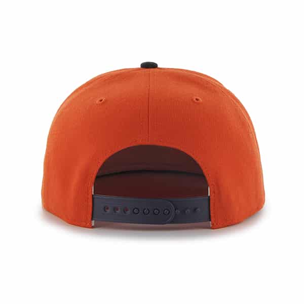 Detroit Tigers Sure Shot Two Tone Captain Orange 47 Brand Adjustable Hat - Image 2