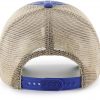 Los Angeles Dodgers 47 Brand Tuscaloosa Vintage Blue Clean Up Adjustable Hat - Image 2