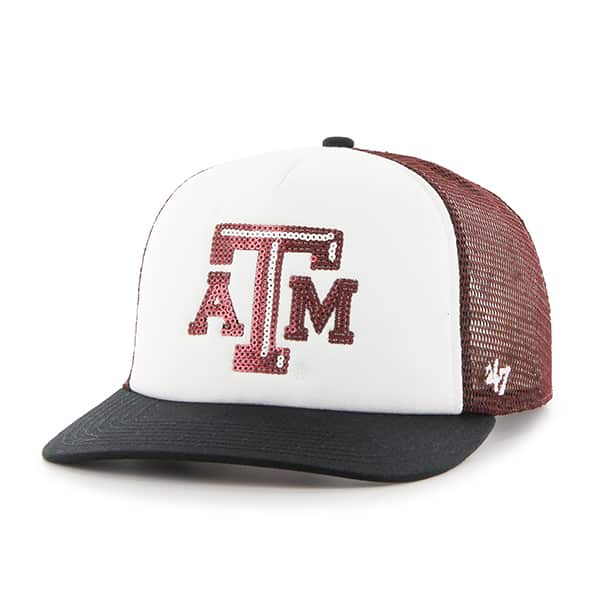 Texas A&M Aggies Women's 47 Brand Glimmer Captain Dark Maroon Hat