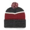 Wisconsin Badgers 47 Brand Black Holcomb Cuff Knit Hat - Image 2