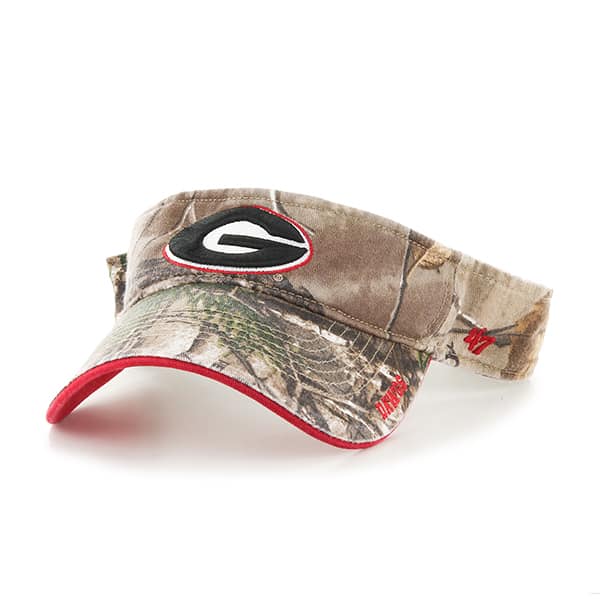 Georgia Bulldogs Realtree Ice Visor Realtree 47 Brand Adjustable Hat
