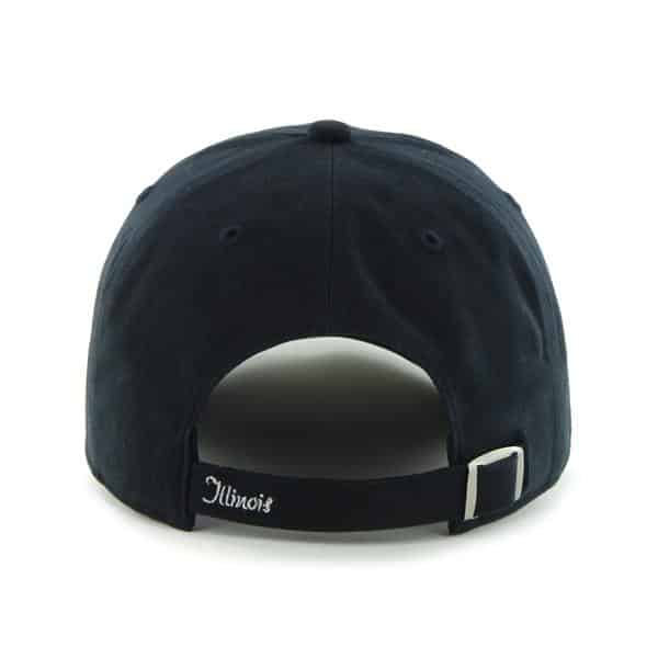 Illinois Fighting Illini Sparkle Team Color Clean Up Navy 47 Brand Womens Hat - Image 2