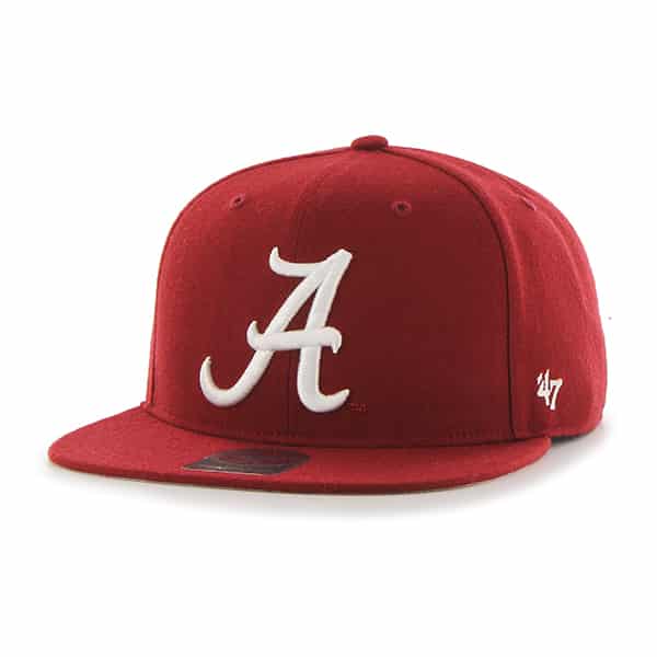 Alabama Crimson Tide Sure Shot Razor Red 47 Brand Adjustable Hat