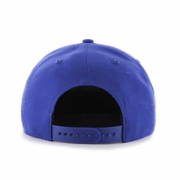 Kansas Jayhawks Sure Shot Royal 47 Brand Adjustable Hat - Image 2