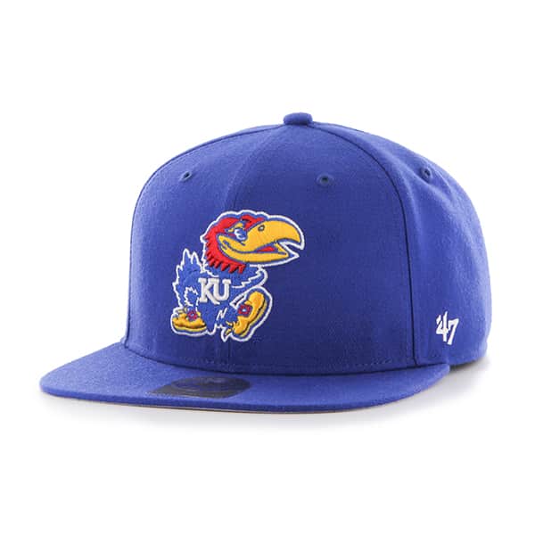 Kansas Jayhawks Sure Shot Royal 47 Brand Adjustable Hat