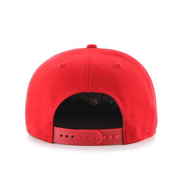 Nebraska Cornhuskers Sure Shot Red 47 Brand Adjustable Hat - Image 2