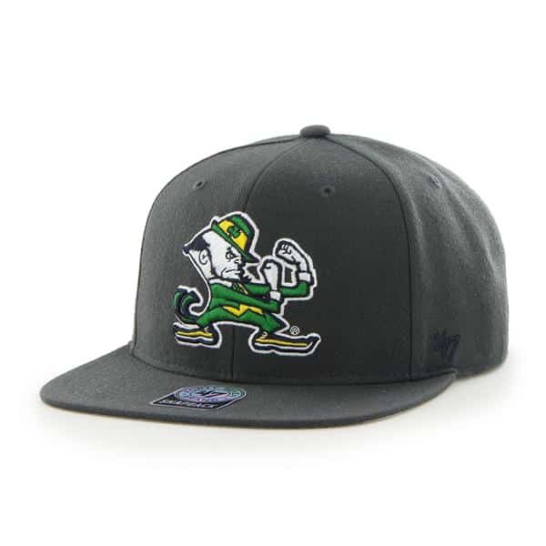 Notre Dame Fighting Irish Sure Shot Charcoal 47 Brand Adjustable Hat