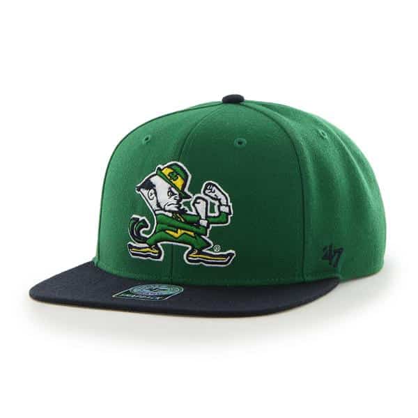 Notre Dame Fighting Irish Sure Shot Two Tone Captain Kelly 47 Brand Adjustable Hat