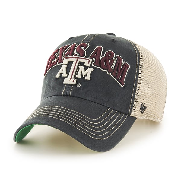 Texas A&M Aggies Tuscaloosa Clean Up Vintage Black 47 Brand Adjustable Hat