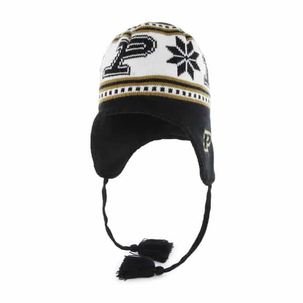 Purdue Boilermakers Wampa Knit Black 47 Brand YOUTH Hat