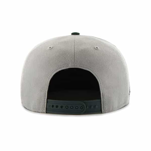 Michigan State Spartans Sure Shot Two Tone Captain Gray 47 Brand Adjustable Hat - Image 2