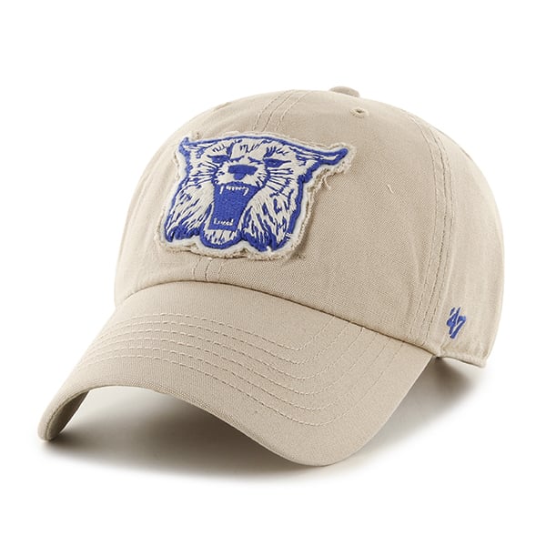 Kentucky Wildcats Wright Clean Up Khaki 47 Brand Adjustable Hat