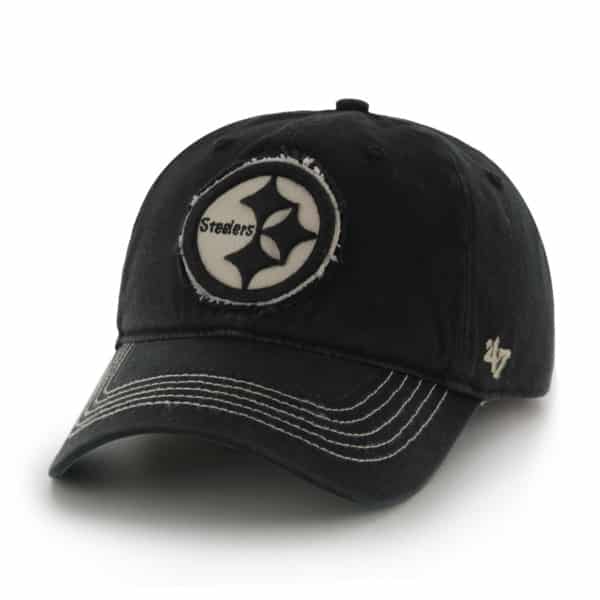 Pittsburgh Steelers Badger Black 47 Brand Stretch Fit Hat