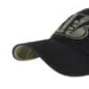 Cincinnati Bengals 47 Brand Ballpark Camo Black Clean Up Adjustable Hat - Image 2