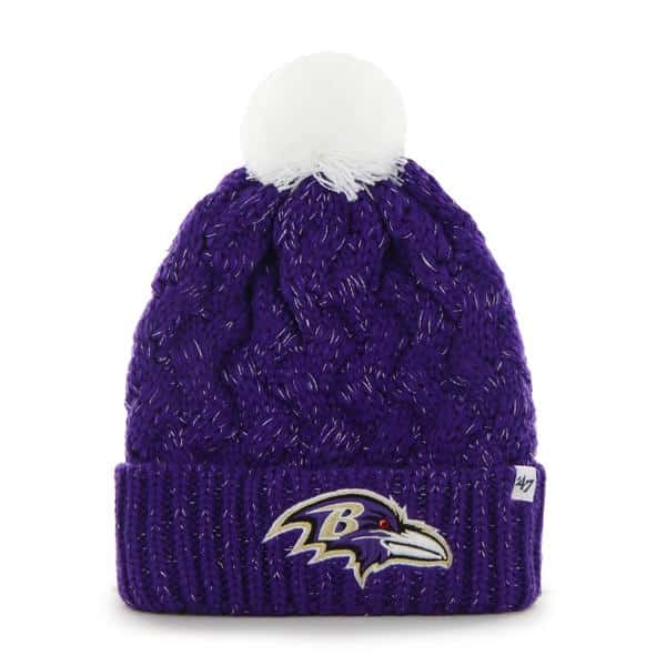Baltimore Ravens Women's 47 Brand Fiona Purple Cuff Knit Hat