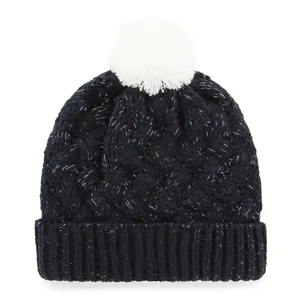 Denver Broncos Fiona Cuff Knit Navy 47 Brand Womens Hat - Image 2