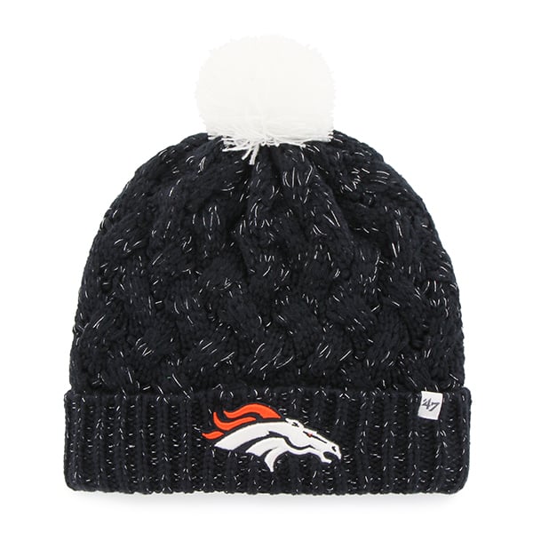 Denver Broncos Fiona Cuff Knit Navy 47 Brand Womens Hat