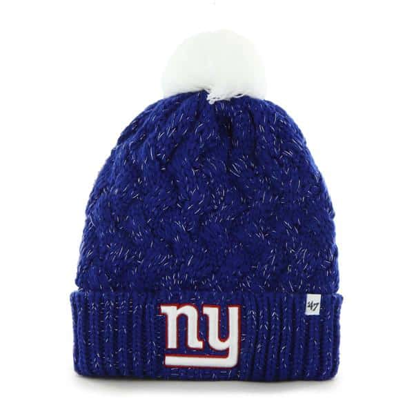 New York Giants Fiona Cuff Knit Royal 47 Brand Womens Hat