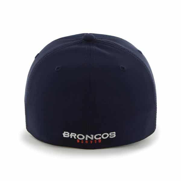 Denver Broncos Game Time Closer Light Navy 47 Brand Stretch Fit Hat - Image 2