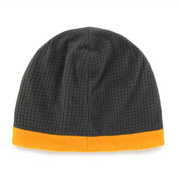 Pittsburgh Steelers Grid Fleece Beanie Charcoal 47 Brand YOUTH Hat - Image 2