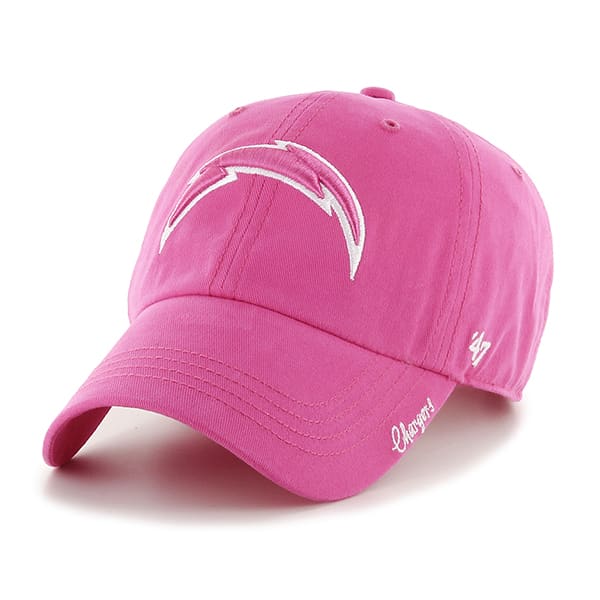 Los Angeles Chargers Women's 47 Brand Pink Clean Up Hat