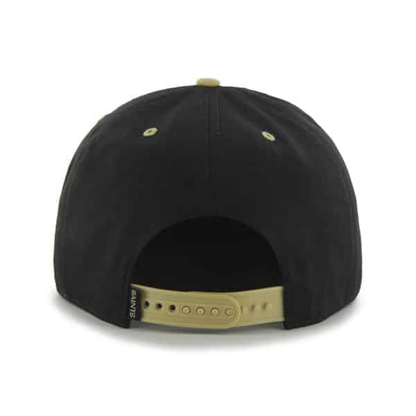 New Orleans Saints Oath Screen Print Prospect Black 47 Brand YOUTH Hat - Image 2