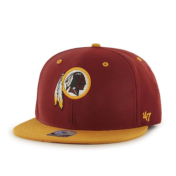 Washington Redskins Oath Screen Print Prospect Razor Red 47 Brand YOUTH Hat